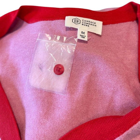 Candace Cameron Bure Surfside Button Front V Neck Cardigan Size Medium NWT - Picture 5 of 6